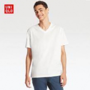 历史低价、限尺码： UNIQLO 优衣库 SUPIMA COTTON 男士V领T恤