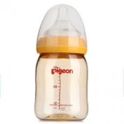 pigeon 贝亲 AA77 宽口径PPSU奶瓶 160ml 黄色