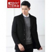 限尺码： Hodo 红豆 DMGTD062S 男士休闲毛呢外套