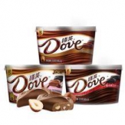 19日10点前500名：Dove 德芙巧克力 多口味可选 3碗装 720g