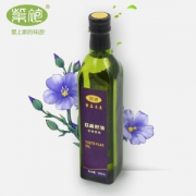 紫袍 一级初榨冷榨亚麻籽油 孕妇婴儿可吃 500ml