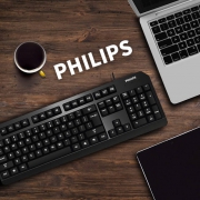 飞利浦（PHILIPS）   SOK6202 有线键盘 机械手感 悬浮按键
