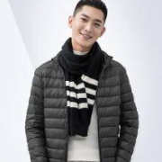 雅鹿 男士薄款羽绒外套