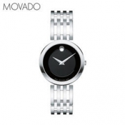 MOVADO 爱莎系列 石英女表 黑色 0607051