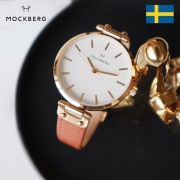 瑞典 Mockberg 经典系列 女士手镯腕表 意大利进口小牛皮