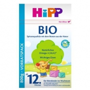 HiPP 喜宝 有机系列 婴幼儿配方奶粉 1+段 12个月以上 800g *2件