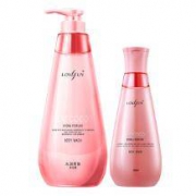 拉芳 水润香氛 沐浴露 550ml+230ml