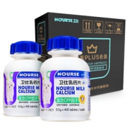 plus会员价：NOURSE 卫仕 U系列 犬用乳钙片 400片 *2件