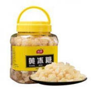 云冰 多晶黄冰糖 冰糖块 罐装 1200g