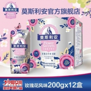 新品上市，光明 莫斯利安 巴氏杀菌风味酸奶 200g*12盒 玫瑰花/接骨木花