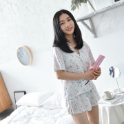 网易严选   女士莺语短袖家居服 *2套