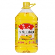 鲁花 物理压榨一级玉米油 5L桶装