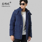 充绒200g！意邦伦 男士 加厚羽绒服
