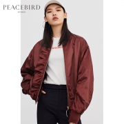 PEACEBIRD 太平鸟 2018秋季新款 复古港风 飞行员外套