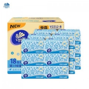 Vinda 维达 细韧压花 抽纸 3层140抽24包 133mm*195mm *5件