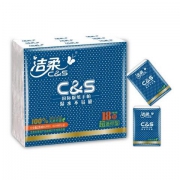洁柔 布艺圆点系列 手帕纸 3层*7片*18包 *3件