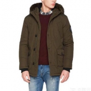 限L码，Superdry 极度干燥 Trimmed Everest男士休闲带帽派克大衣 Prime会员免费直邮含税