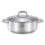 京东PLUS会员：Momscook LY3010 304不锈钢火锅盆 电磁炉通用