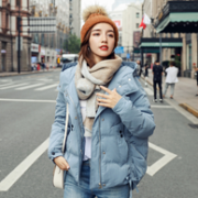 90%白鸭绒！苏醒的乐园 女士 短款 羽绒服