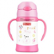 Fisher-Price 费雪 FP-8012 儿童吸管杯 300ML *3件