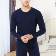 Langsha 浪莎 JDBNNY00201 男士基础保暖内衣套装 *3件