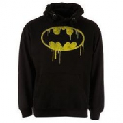 Get The Label Batman Dripping 漫威蝙蝠侠 男士连帽卫衣 *2件