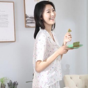网易严选 女士莺语短袖家居服 *2件