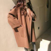 俏姬兰 女子冬季毛呢大衣 斗篷型