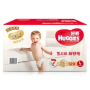HUGGIES 好奇 金装 婴儿纸尿裤 L号 129片 *2件