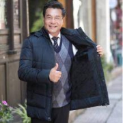 富贵鸟  加绒保暖男士棉服中老年爸爸装