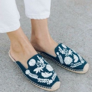 Soludos IBIZA EMBROIDERED MULE 刺绣印花穆勒鞋 1000321 2色