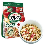 Calbee 卡乐比 富果乐苹果多多口味麦片 700g  *3件