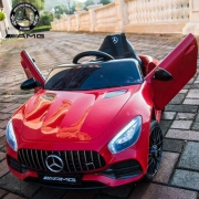 梅赛德斯·奔驰官方授权，福儿宝 奔驰AMG-GT 儿童可坐遥控电动汽车 液压剪刀门