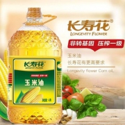 长寿花 非转基因 压榨一级玉米油 4L
