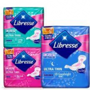 Libresse 轻曲线 丝薄棉柔 卫生巾套装 32厘米*1包+28.4厘米*1包+24厘米*1包