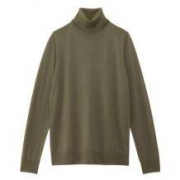 MUJI 无印良品 W6AA871 女士高领羊毛衫