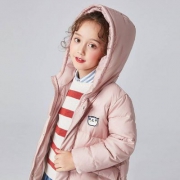18年新款，高梵 女童95%白鸭绒 中长款羽绒服 多色