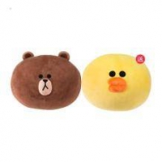 双11预售： LINE FRIENDS 布朗熊 抱枕靠垫 大号 50cm *2