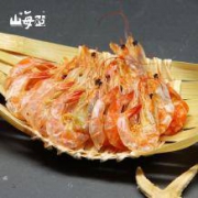 山海购 非油炸即食烤虾干 125g