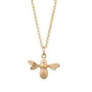Lily Charmed 金色蜜蜂皇后 S925纯银项链