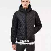 限S码，G-Star Raw Hybrid Archive Meefic 男士休闲绗缝连帽夹克 Prime会员免费直邮含税