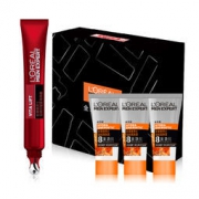 LOREAL 欧莱雅 男士紧致眼霜护肤套装（眼霜15ml+8重醒肤8mlx3）（男士眼霜 去眼袋 黑眼圈）