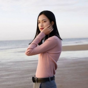 优衣库制造商，Maxwin 马威 100%纯羊毛 女士中领修身羊毛衫 多色