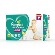Pampers 帮宝适 超薄干爽系列 婴儿拉拉裤 M号 124片 *4件