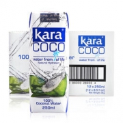 印尼进口 佳乐 kara 椰子水 250ml *12件