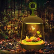 朗瑞特 TW-L18 LED小夜灯 创意微景观DIY暖光灯 兔子款