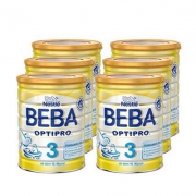 镇店之宝，Nestlé 雀巢 BEBA贝巴 Optipro®系列 3段婴幼儿奶粉800g×6罐装 Prime会员免费直邮含税