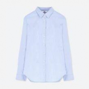 UNIQLO 优衣库 SUPIMA COTTON 407426 女士弹力条纹衬衫