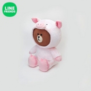 双11预售：linefriends 布朗熊 75cm 猪年限定玩偶