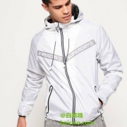 限L码，Superdry 极度干燥 Core Cagoule 男士连帽运动夹克 Prime会员免费直邮含税